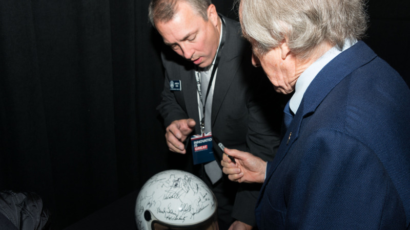 Illustration for article titled How Racing Legend Jackie Stewart Made This Fan's Dream Come True